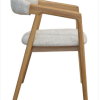 Ravello Cosmopolitan Almond Oak Dining Chair