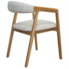 Ravello Cosmopolitan Almond Oak Dining Chair