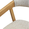 Ravello Cosmopolitan Almond Oak Dining Chair