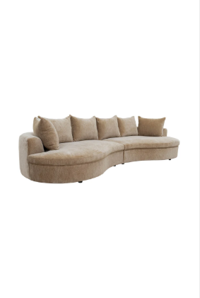 Baine Wildwood Almond 4 Seater Sofa