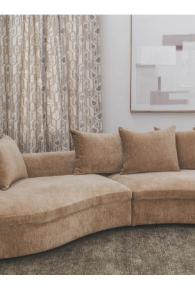 Baine Wildwood Almond 4 Seater Sofa