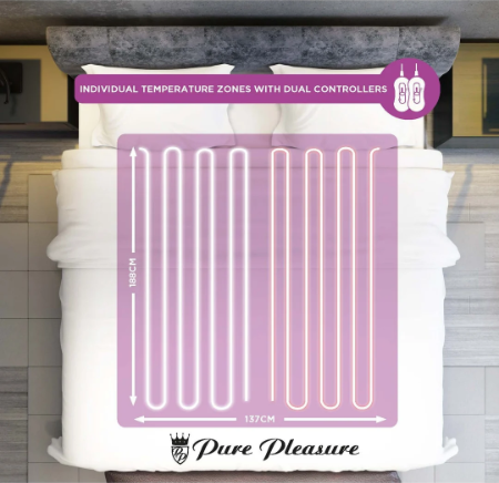 Pure Pleasure Coral Fleece Electric Blanket