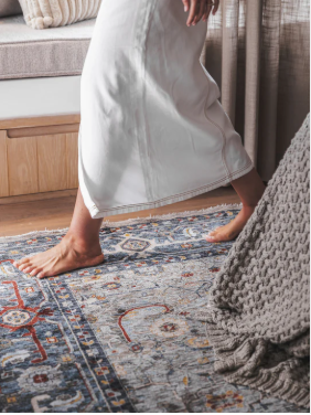 Sovereign Blue Steel Rug