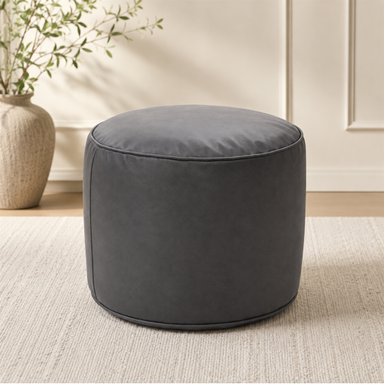 Lexus Carbon Ottoman Foot Stool Puff