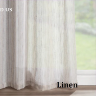 Timeless Linen Tape Curtain