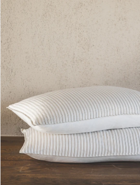 Oxford Linen Pillow Case Set of 2