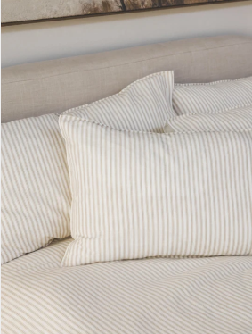 Oxford Linen Pillow Case Set of 2