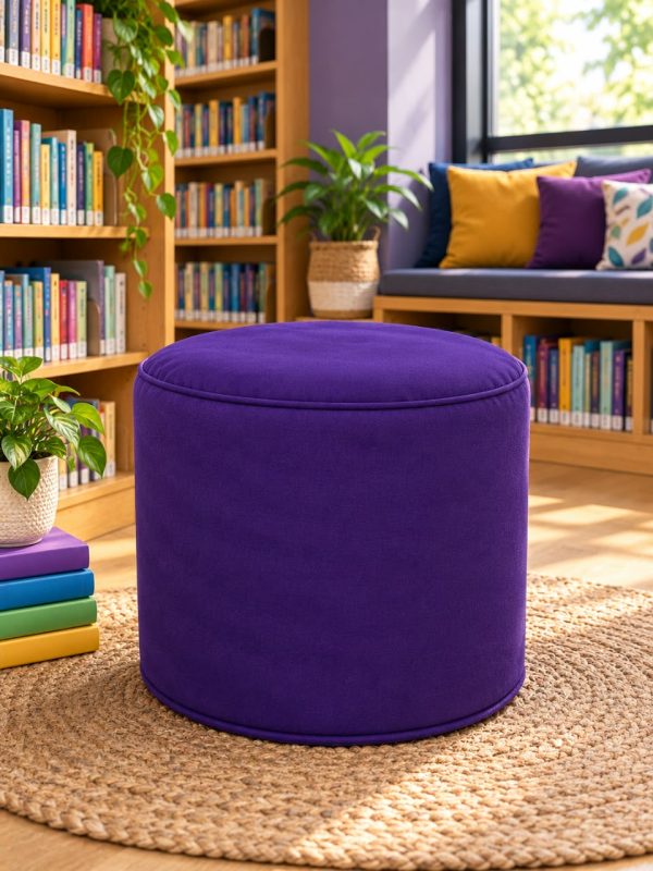 Eternity Petunia Ottoman