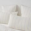 Monday Stripe White Duvet Set